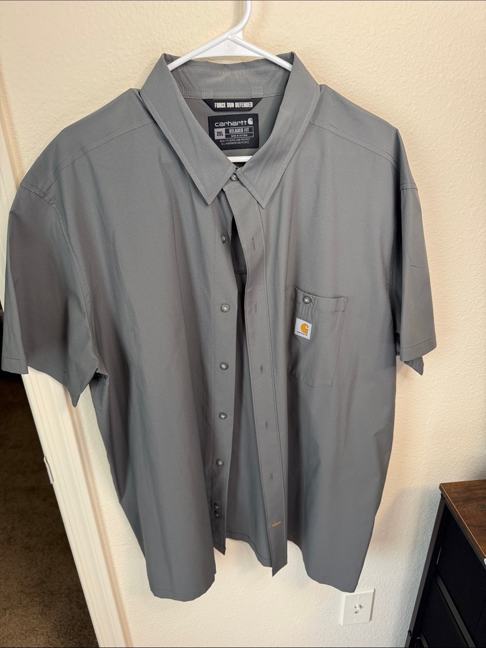 Men’s Carhartt short sleeve button down